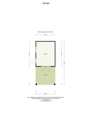 Floorplan - 's-Heerenbergseweg 24, 7038 CC Zeddam